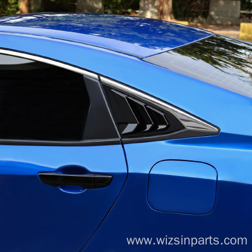 Rear Windows Louvers For Honda Civic